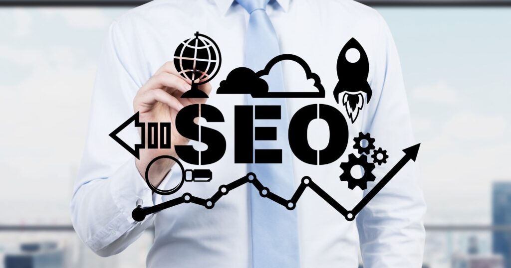 AI Images representing SEO Strategies. Boost your online presence with effective SEO techniques for small businesses.