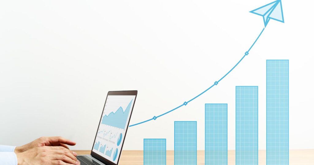A visual representation of analyze and adapt using the analytics.