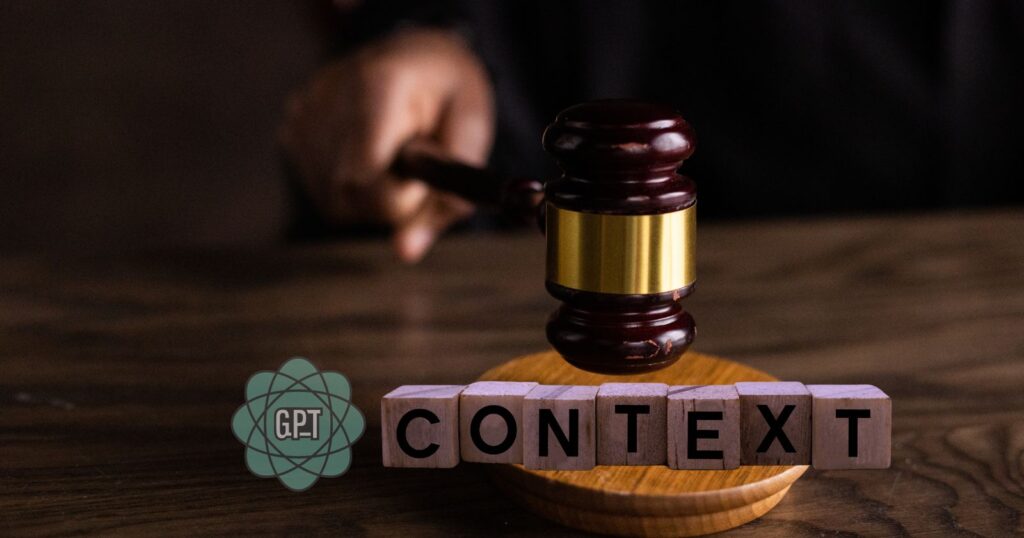 Legal context: understanding the limitations of GPT in the realm of law.